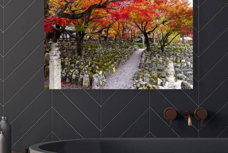 garden and tombs of the Adashino Nenbutsuji temple  by Gualtiero Boffi