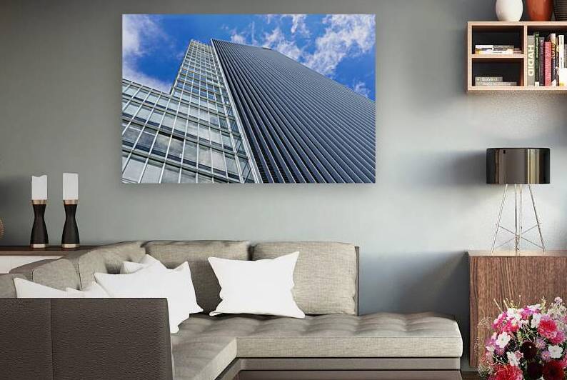view of a modern tall building  by Gualtiero Boffi