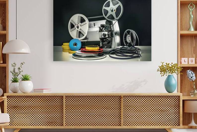 old 8mm film projector  by Gualtiero Boffi