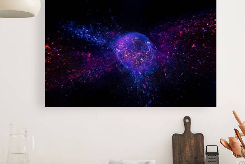 shattering glass ball  by Gualtiero Boffi