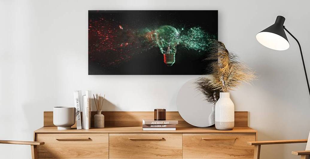 light bulb shattering  by Gualtiero Boffi
