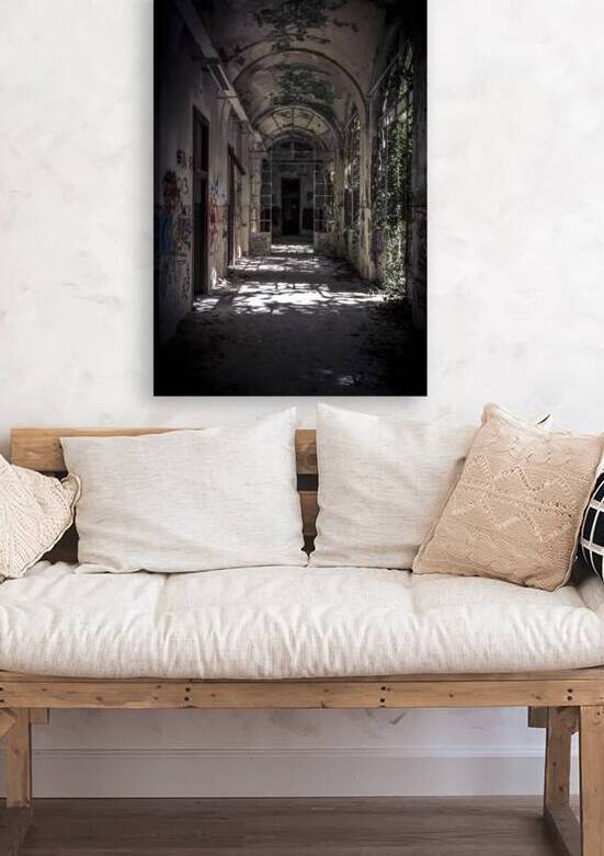 inside a decaying vandalised  structure by Gualtiero Boffi