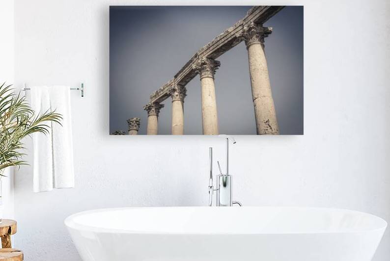 colonnade in the ancient city of Jerash  by Gualtiero Boffi