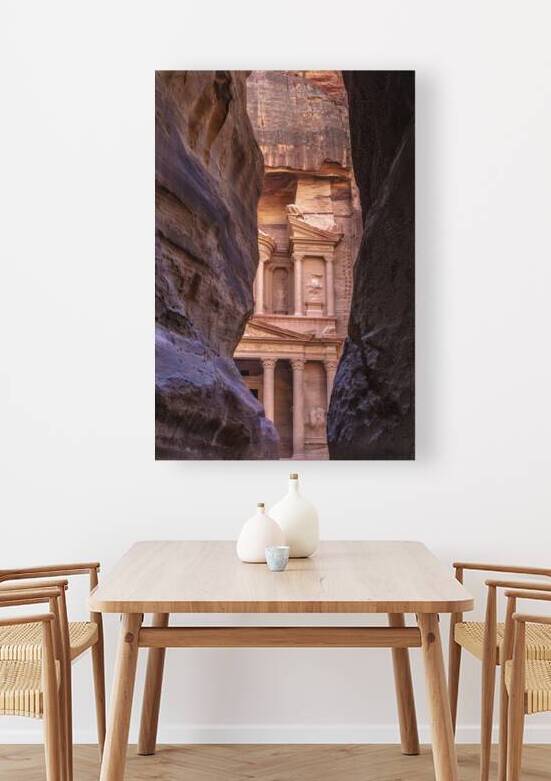 El Khasneh temple in petra  by Gualtiero Boffi