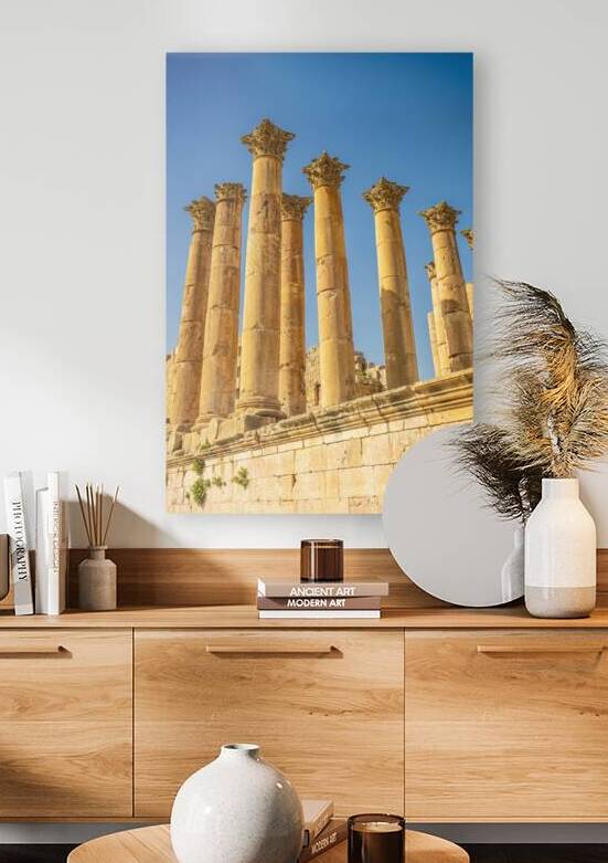 architectural ruins in the citadel of Amman  by Gualtiero Boffi