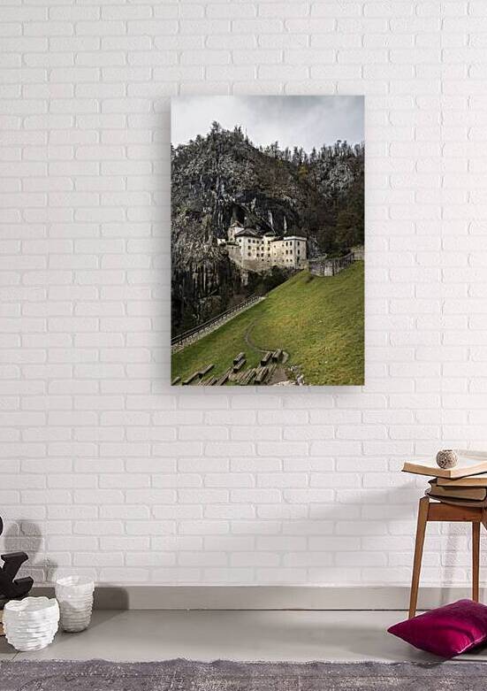 View of Predjama Castle by Gualtiero Boffi