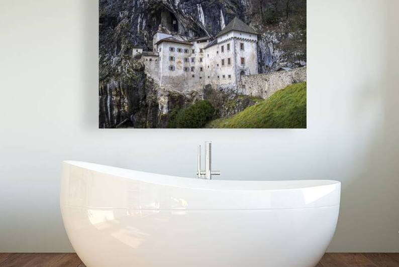castle of predjama in slovenia by Gualtiero Boffi