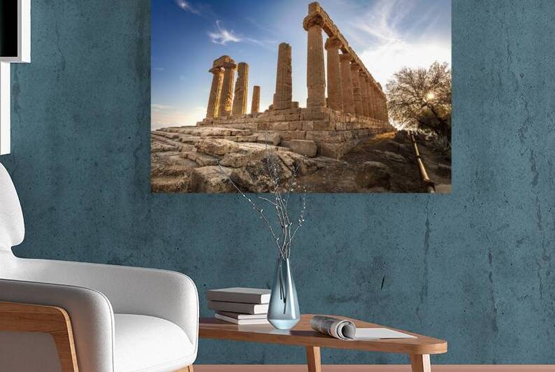 ruins of a temple in the valley of the temples. by Gualtiero Boffi