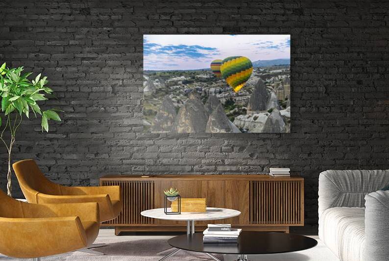 hot air balloons at dawn near goreme by Gualtiero Boffi