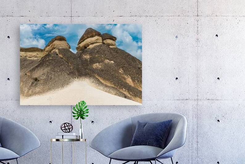 detail of rock formations in the love valley by Gualtiero Boffi