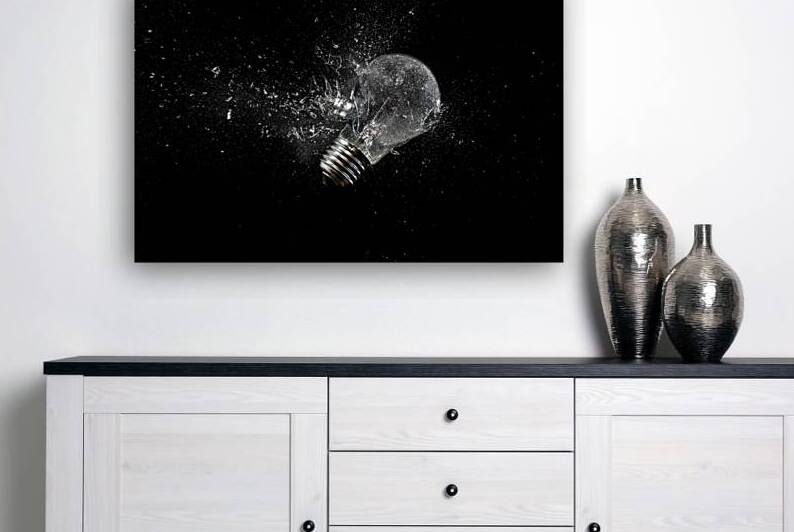 light bulb shattering  by Gualtiero Boffi