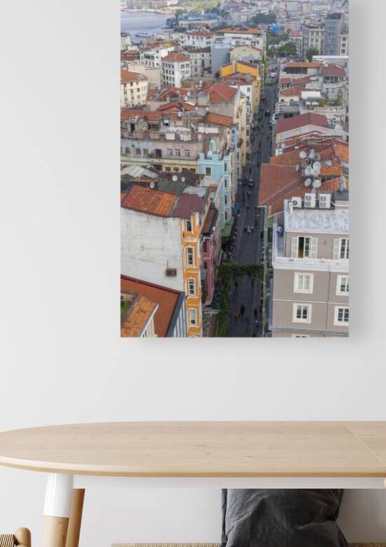 view of the city from the Galata tower by Gualtiero Boffi