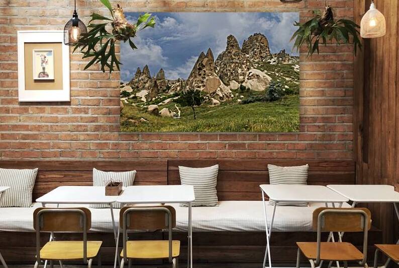Uchisar castle in cappadocia.  by Gualtiero Boffi