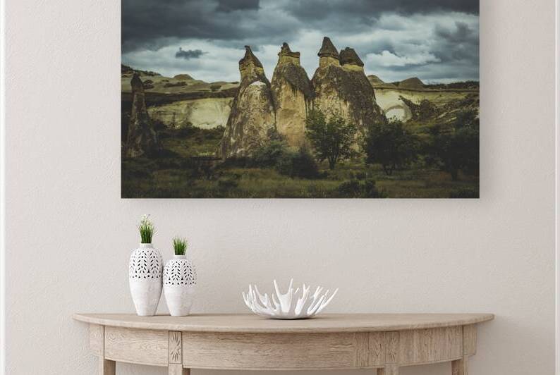 rock formations in the rose valley in turkey by Gualtiero Boffi