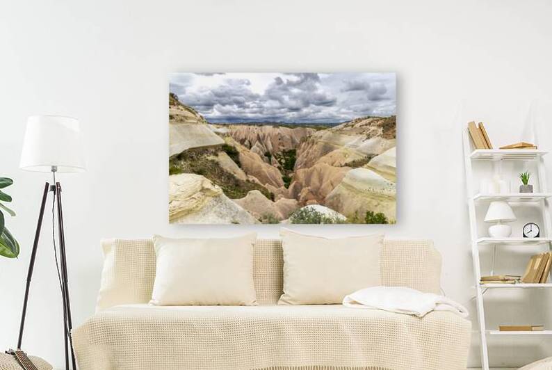 view of the red valley in turkey  by Gualtiero Boffi