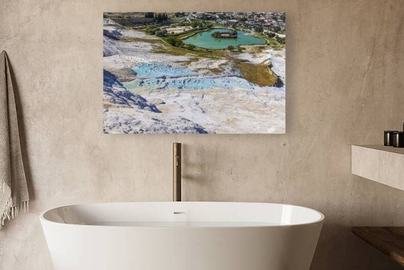 natural thermal baths in pamukkale.  by Gualtiero Boffi