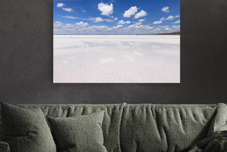 tuz golu salt lake in turkey. by Gualtiero Boffi