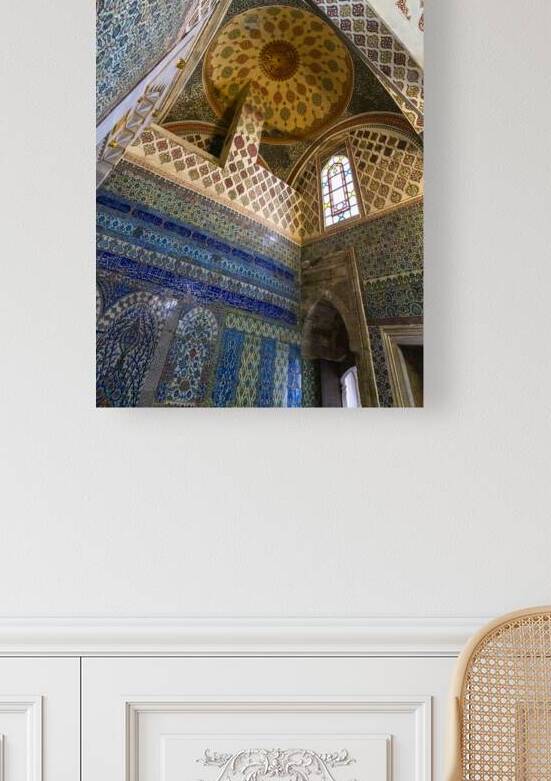 interior of the harem in the topkapi palace in istanbul.  by Gualtiero Boffi