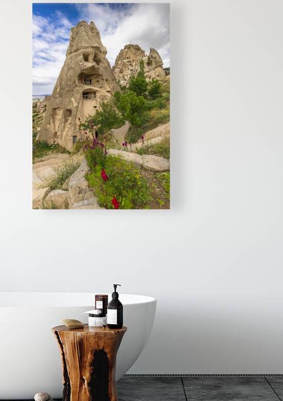 rock formation used as a dwelling near Uchisar Castle.  by Gualtiero Boffi