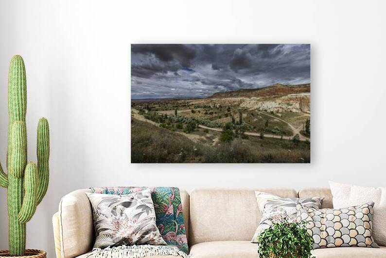 scenic view of love valley near goreme.  by Gualtiero Boffi