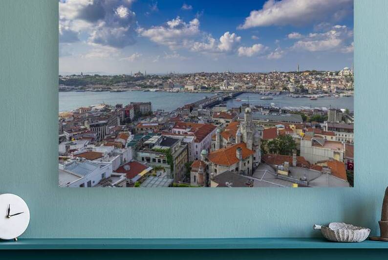 cityscape of istanbul from galata tower  by Gualtiero Boffi