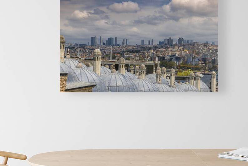 view of city of istanbul  by Gualtiero Boffi