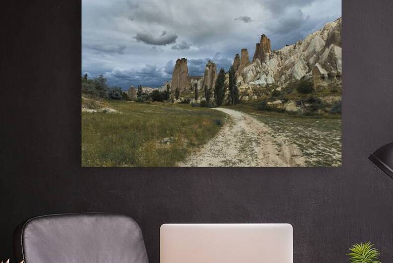 landscape of the red valley in turkey.  by Gualtiero Boffi