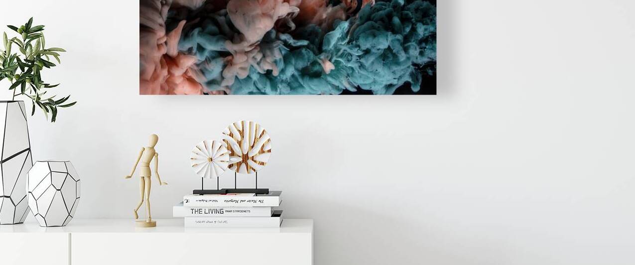 acrylic paints that form a cloud  by Gualtiero Boffi