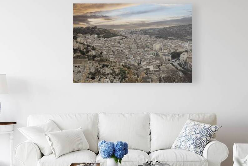 view of the city of scicli  by Gualtiero Boffi