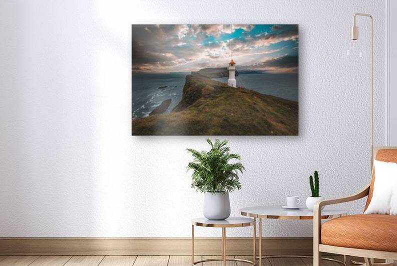 lighthouse at mykines  by Gualtiero Boffi