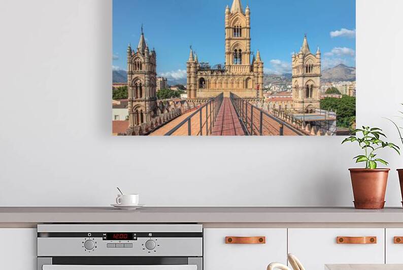 Palermo cathedral seen from the roof.  by Gualtiero Boffi