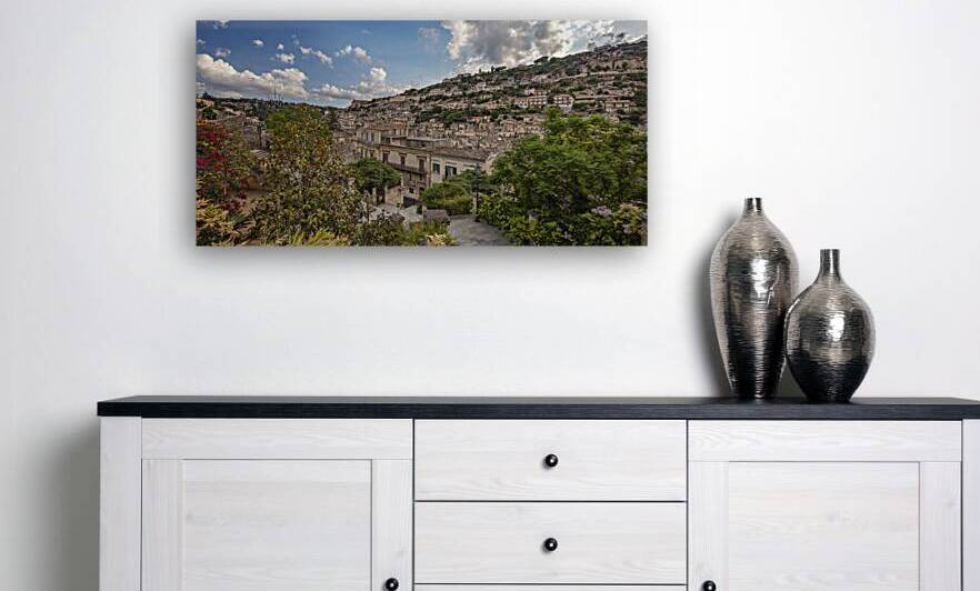 urban view of the city of Modica by Gualtiero Boffi