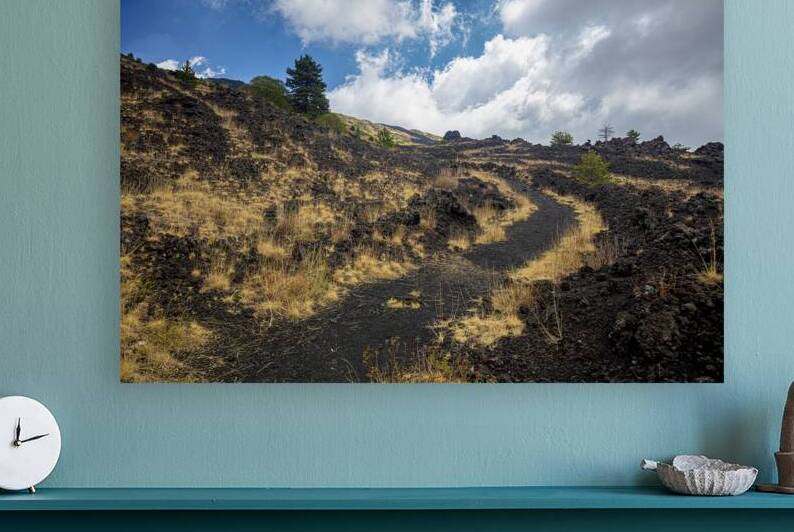 nature trail on Mount Etna.  by Gualtiero Boffi