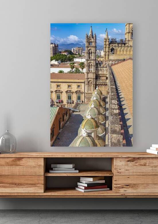 Palermo cathedral seen from the roof. by Gualtiero Boffi
