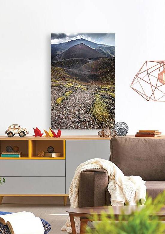 route on Mount Etna volcano by Gualtiero Boffi
