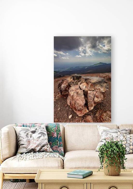 Etna volcano stone by Gualtiero Boffi