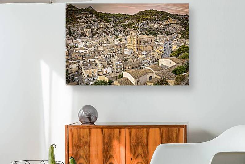 city of Scicli in Sicily by Gualtiero Boffi