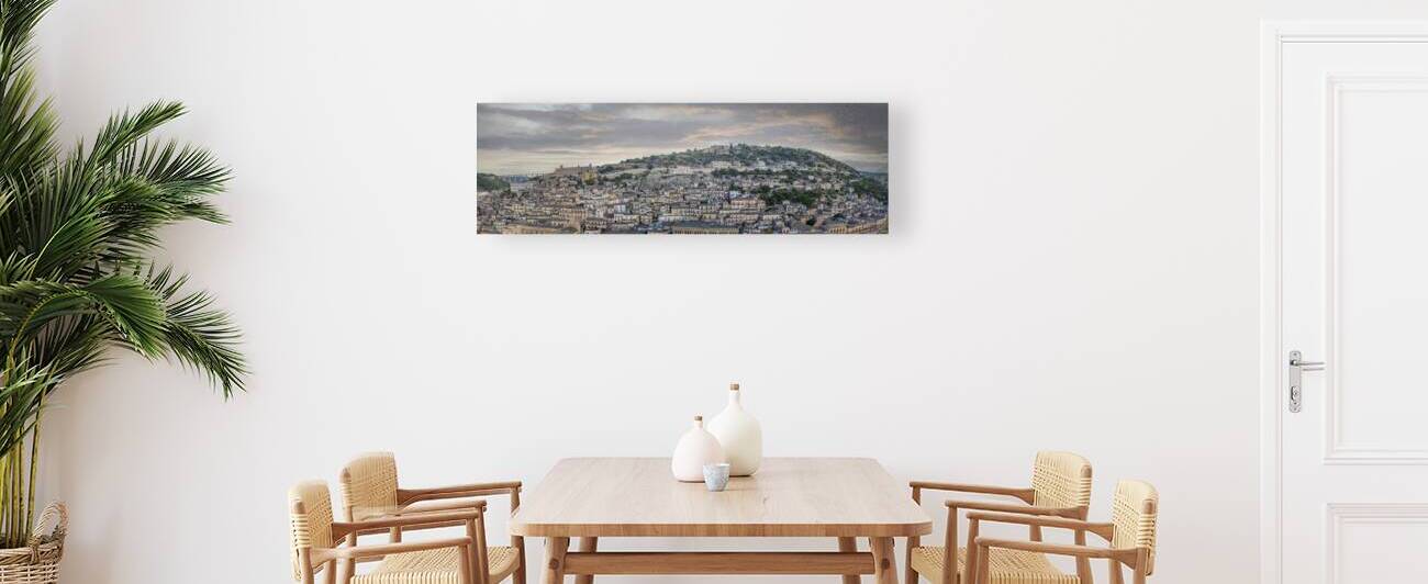 panoramic view of modica by Gualtiero Boffi
