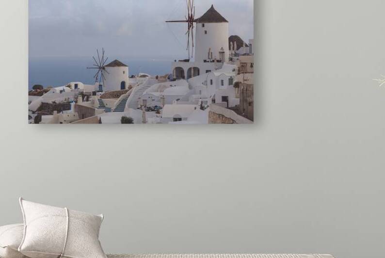 santorini oia background by Gualtiero Boffi