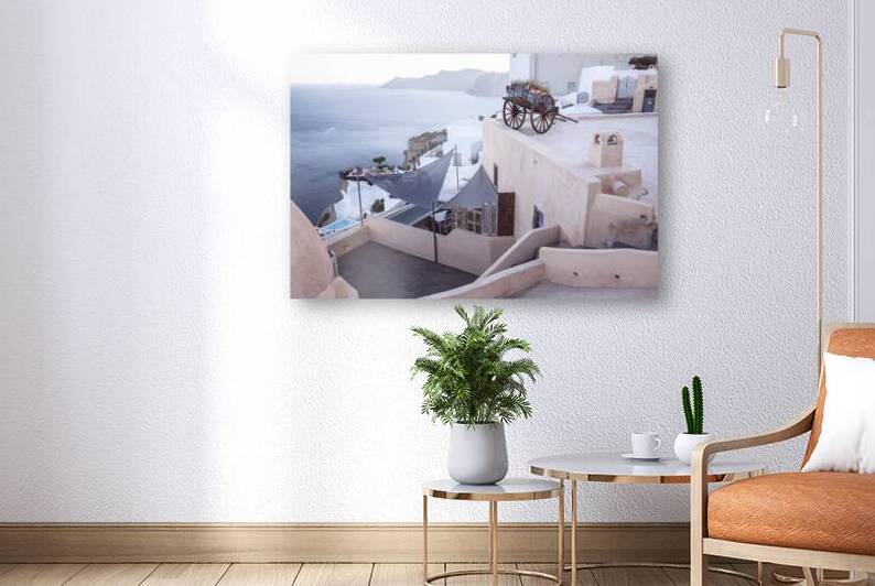 santorini oia background by Gualtiero Boffi