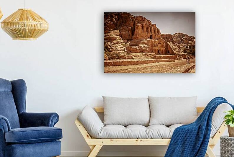 temple in petra by Gualtiero Boffi