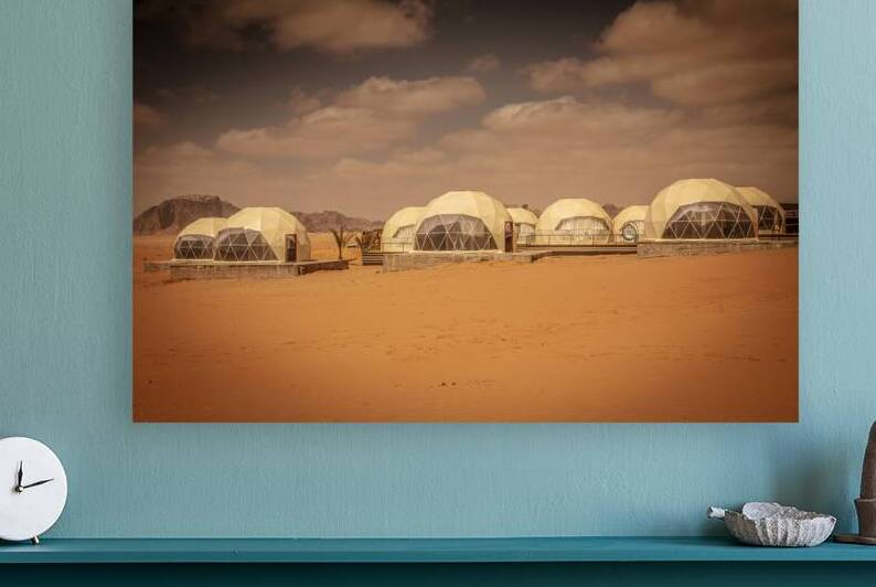 domes hotel in desert by Gualtiero Boffi