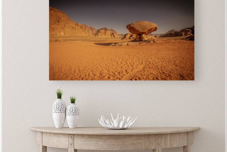 wadi rum landscape by Gualtiero Boffi