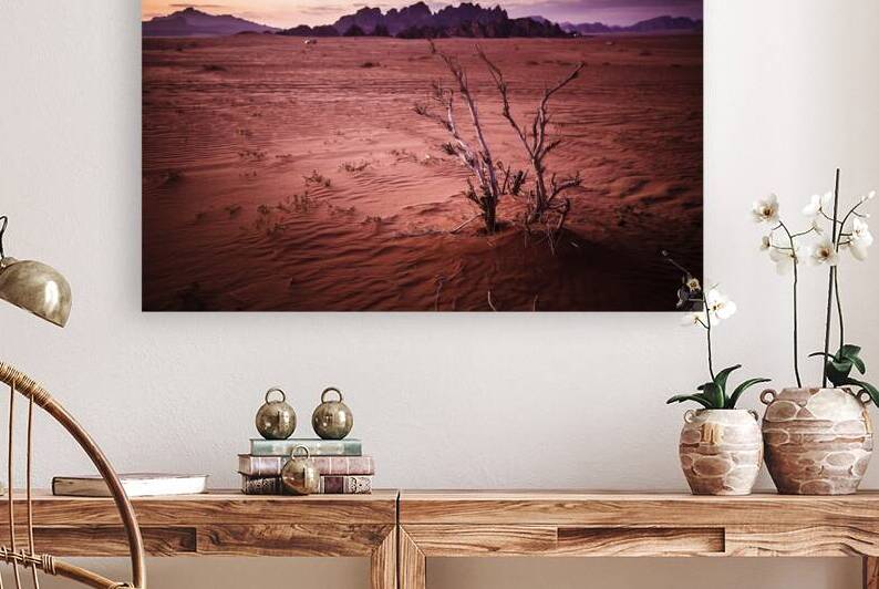 wadi rum at sunset by Gualtiero Boffi