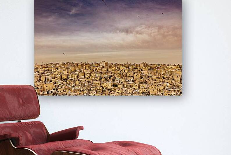 amman old city with kites by Gualtiero Boffi