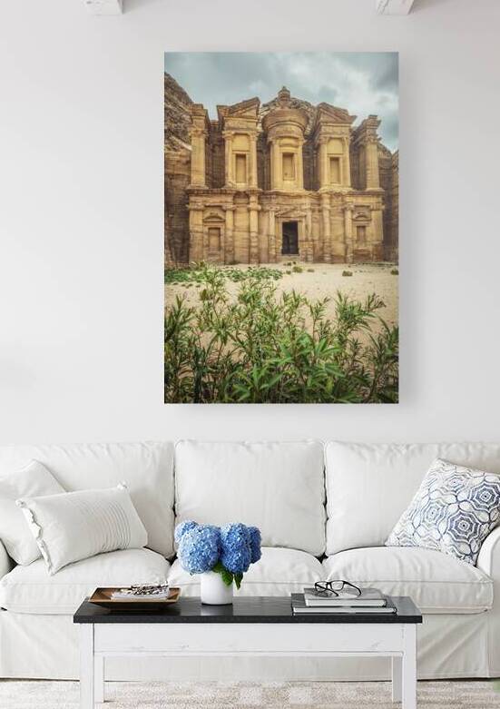 legendary monastery in petra by Gualtiero Boffi