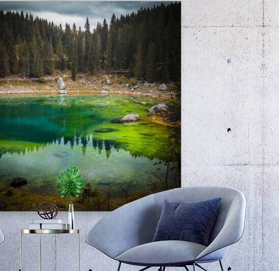 carezza lake in italy by Gualtiero Boffi