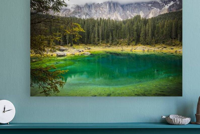 carezza lake in italy by Gualtiero Boffi