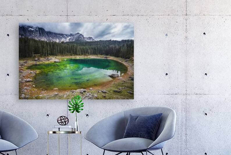 carezza lake in italy by Gualtiero Boffi