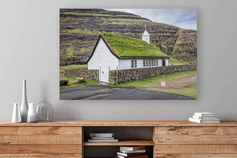 church in saksun by Gualtiero Boffi